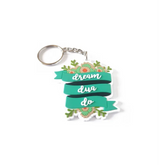 Sleutelhanger Dream Dua met sleutelring en inspirerende tekst voor gifts en accessories